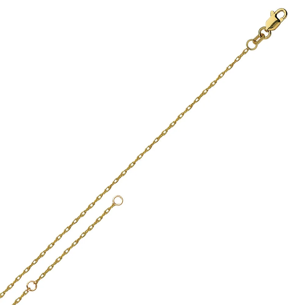 1.2mm Adjustable Pendant Rope Chain