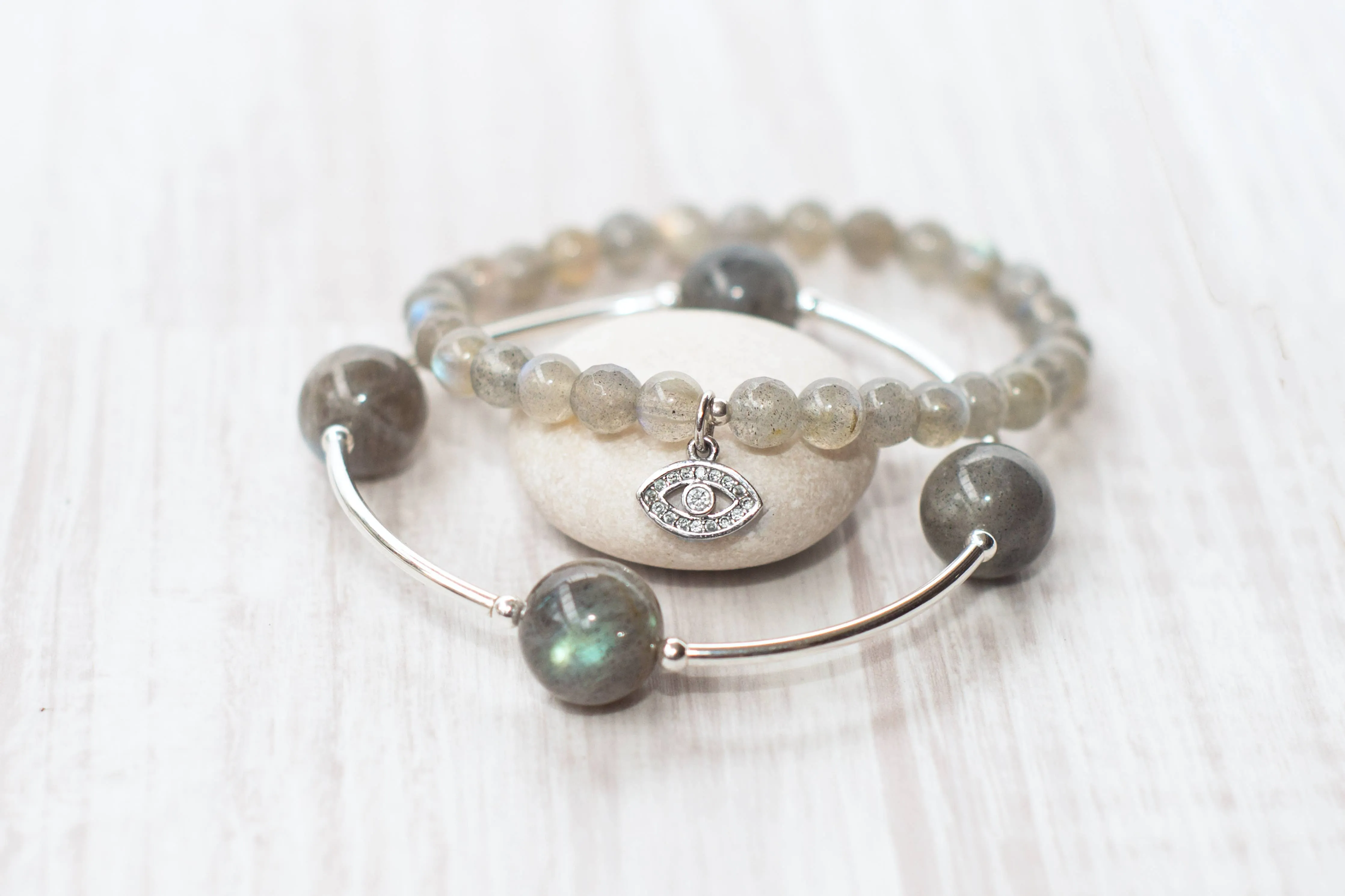 12mm Labradorite Blessing Bracelet: S