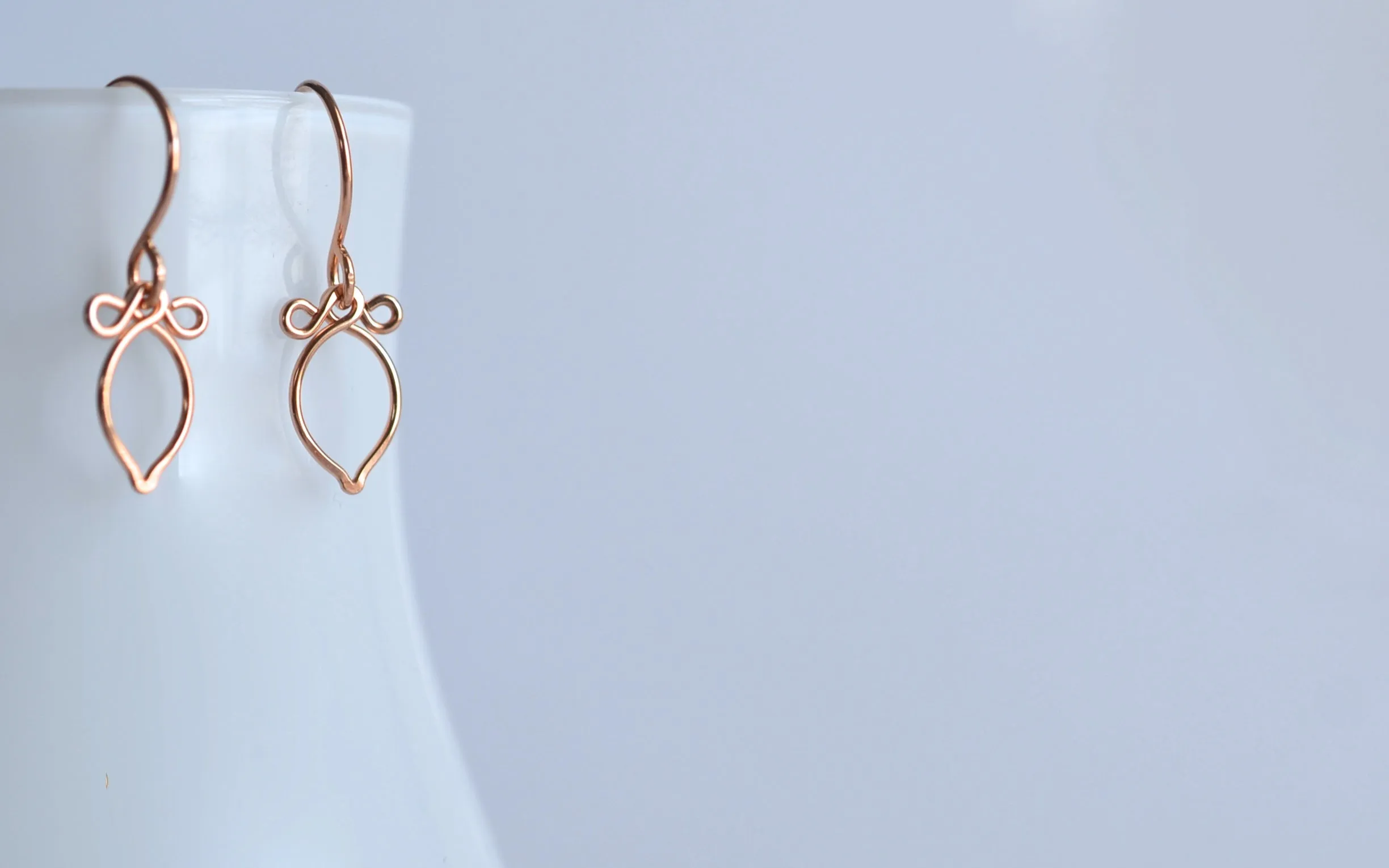 Andy - 14k Rose Gold Filled Earrings