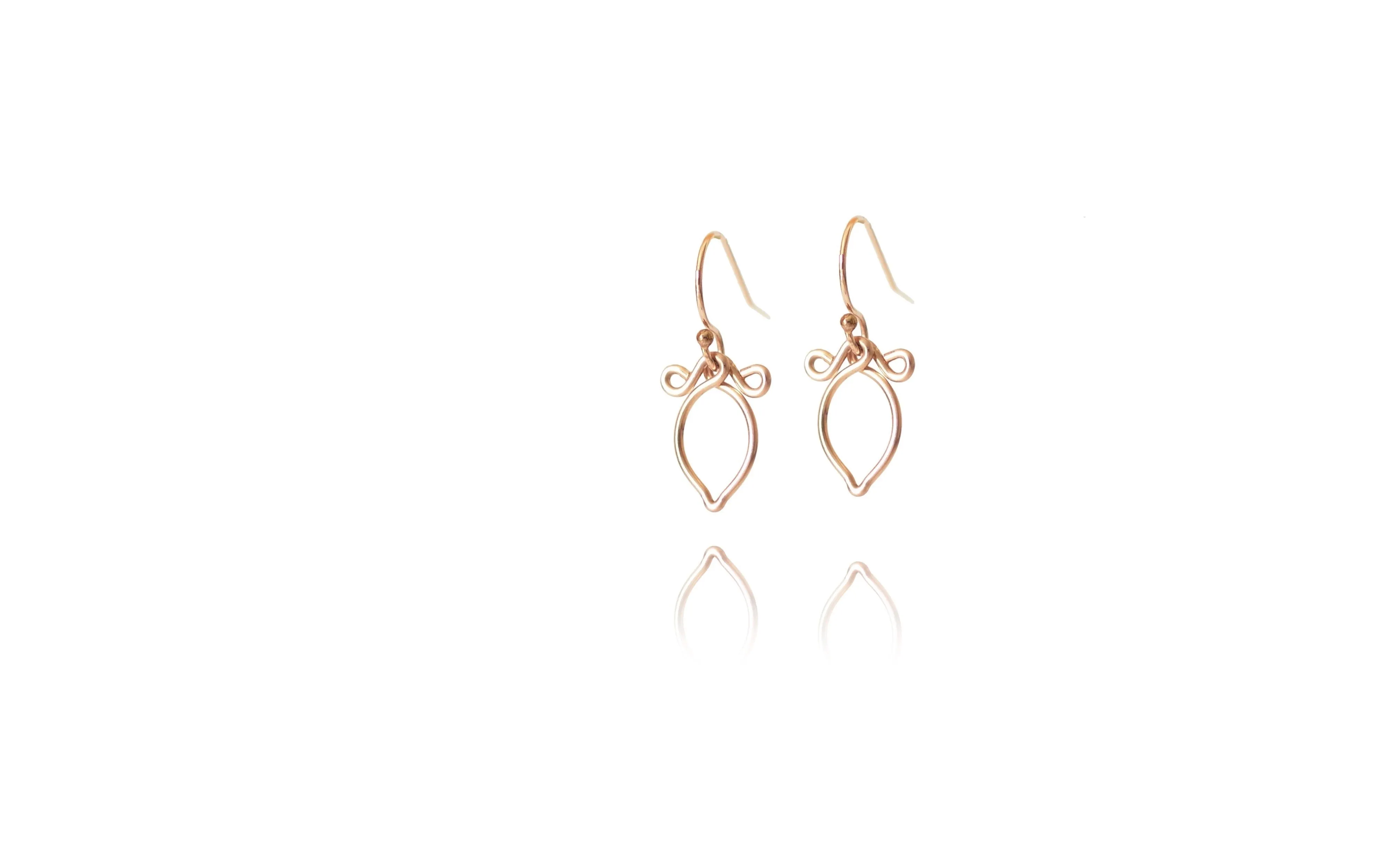 Andy - 14k Rose Gold Filled Earrings