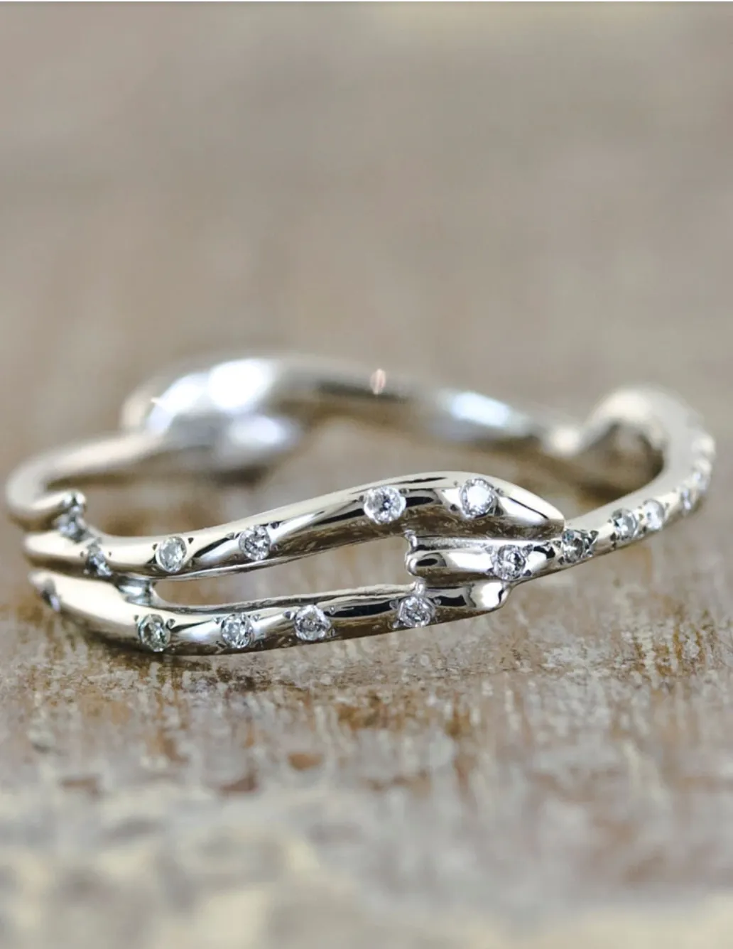 Aurora   Selene Ring Set