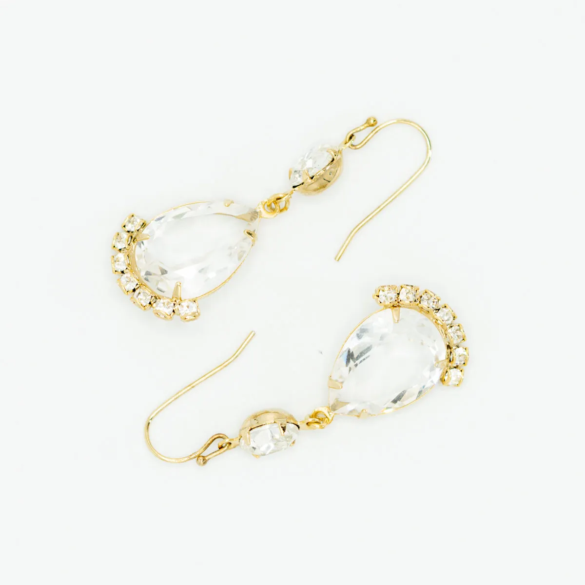 Ava Crystal Drop Earrings