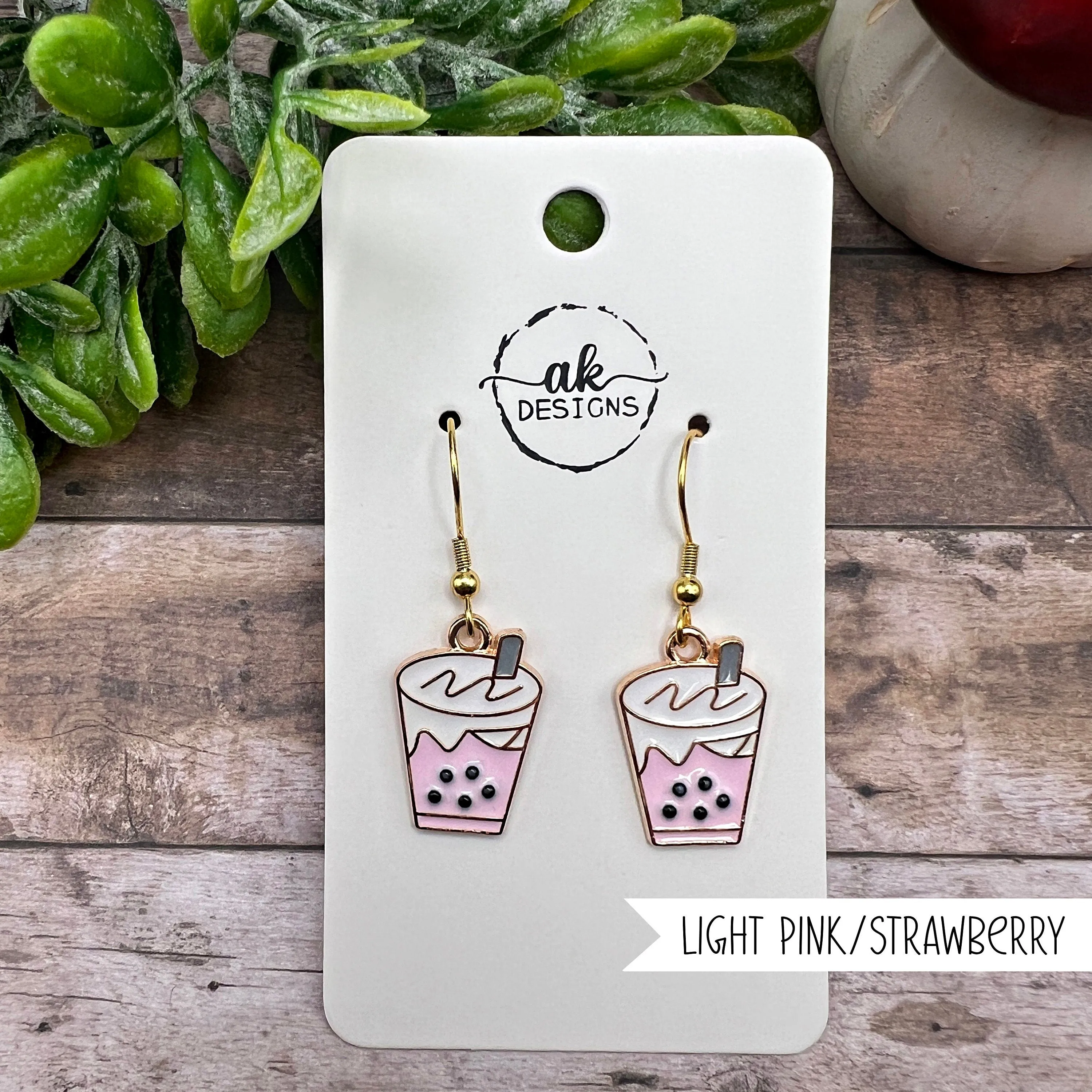 Boba Bubble Tea Food/Beverage Earrings