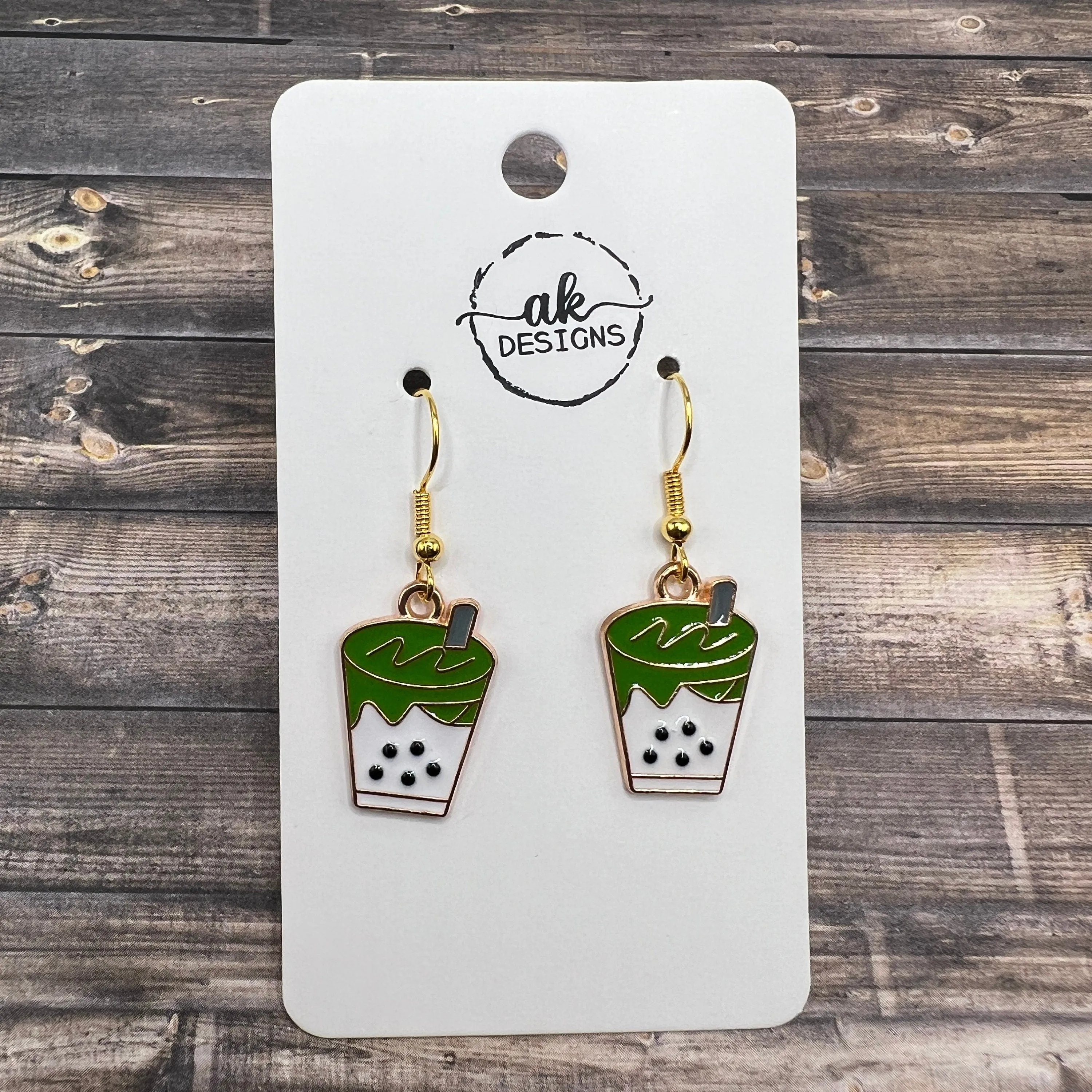 Boba Bubble Tea Food/Beverage Earrings