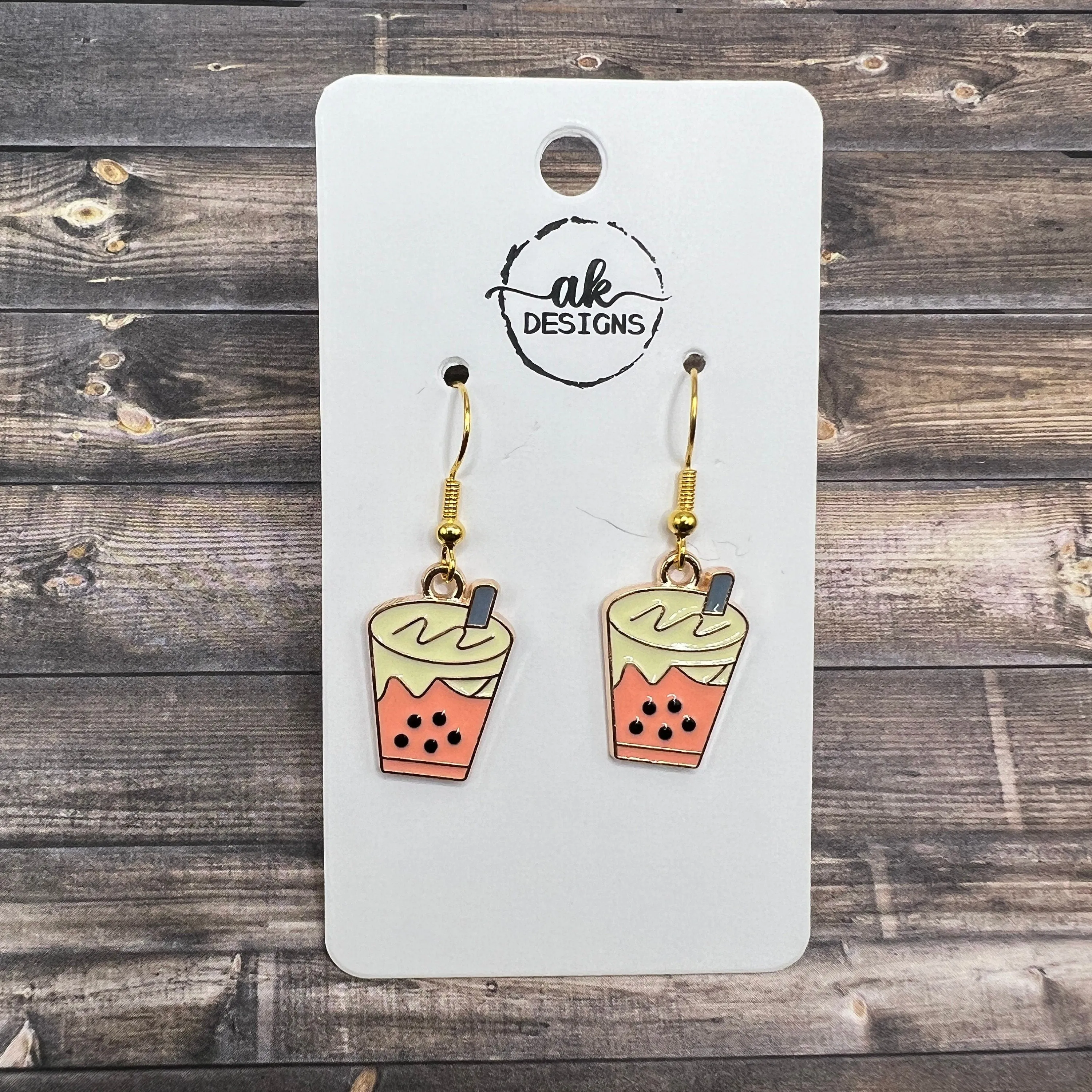 Boba Bubble Tea Food/Beverage Earrings