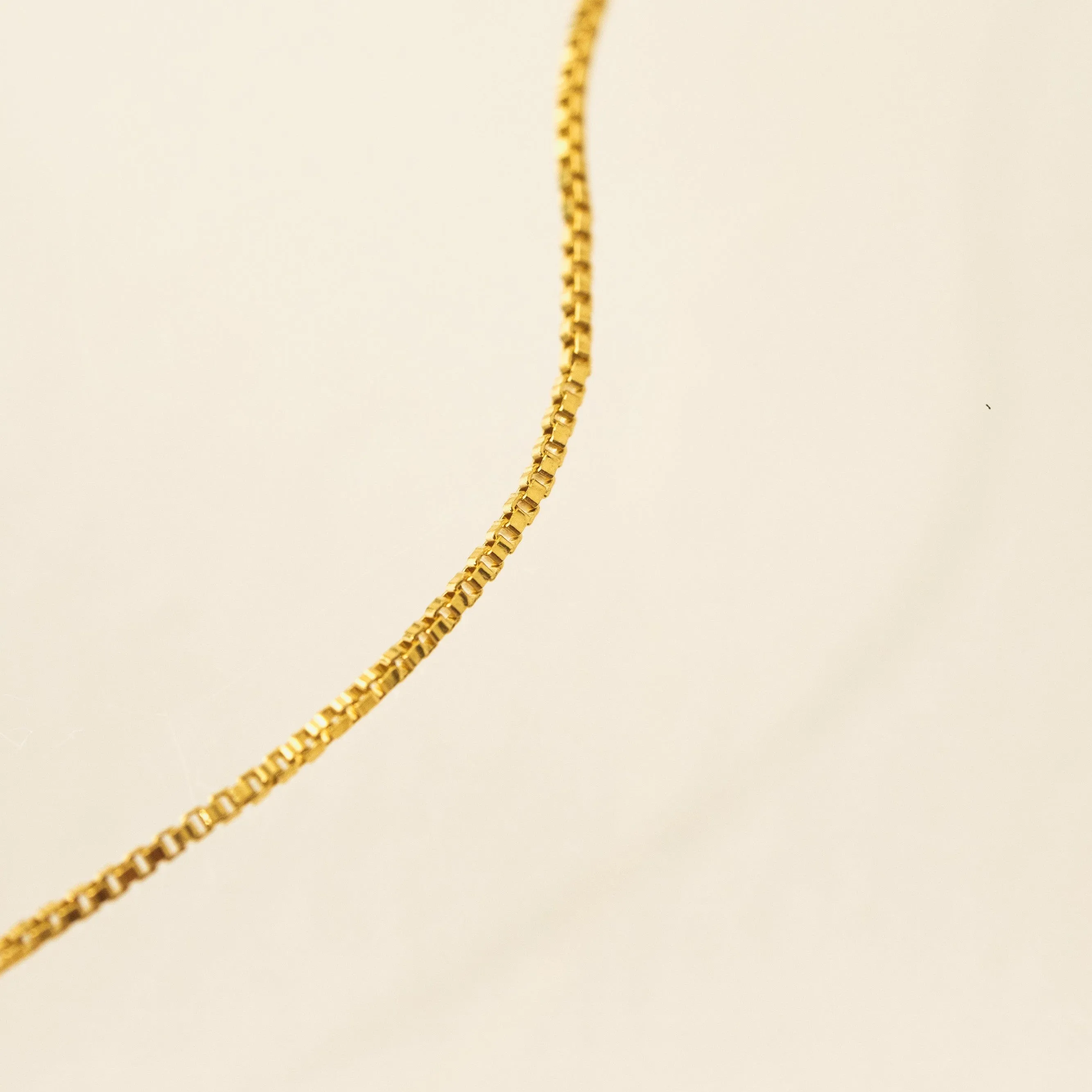 Box Chain Gold-Filled Necklace