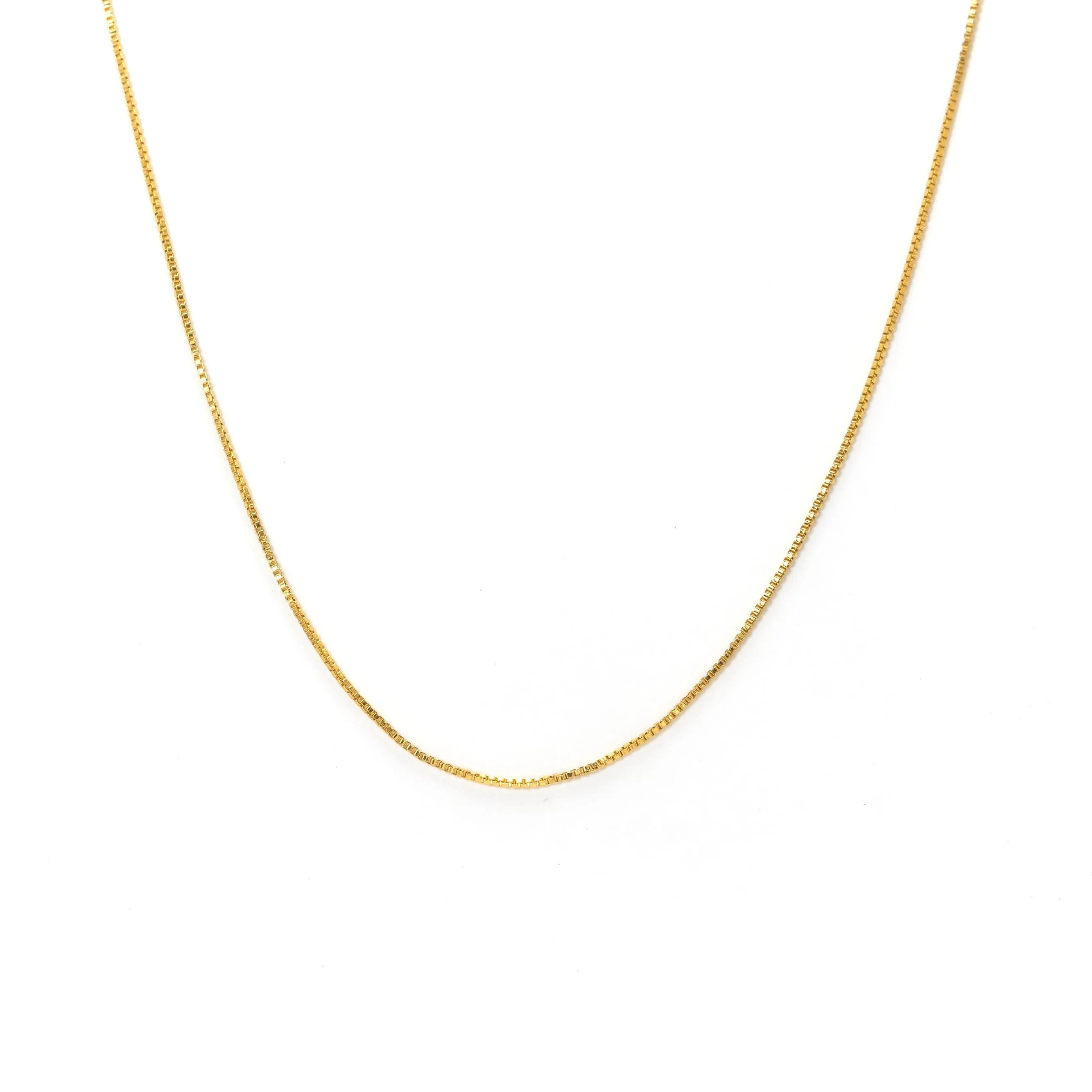 Box Chain Gold-Filled Necklace