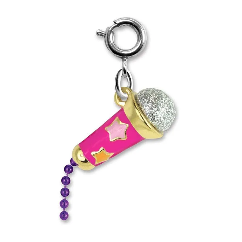 Charmit Star Microphone Charm - Pink