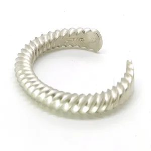 ﻿Chris Pruitt Twist Argentium Cuff Bracelet