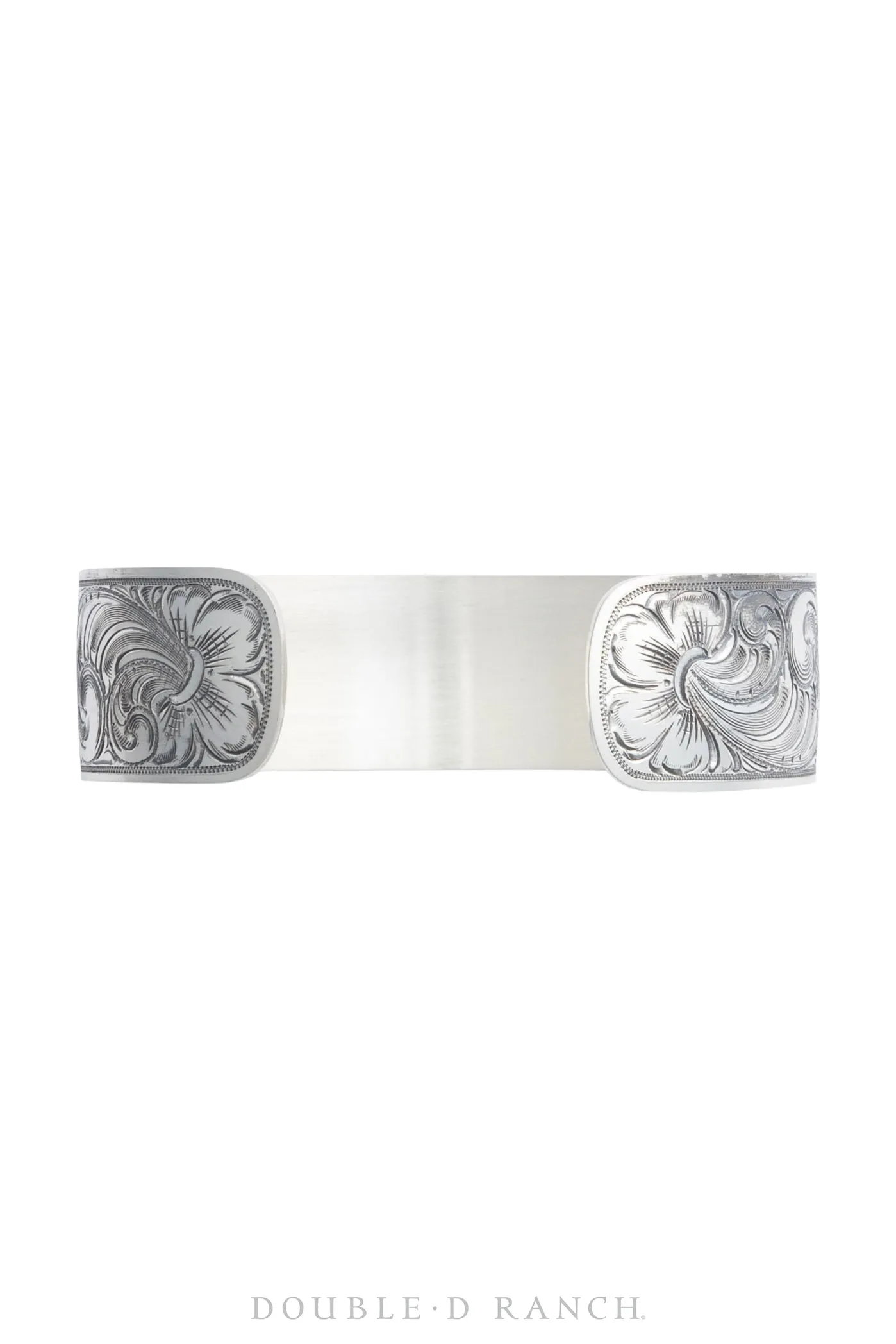 Cuff, Engraved, Sterling Silver, Western Scroll, Artisan, Contemporary, 3302