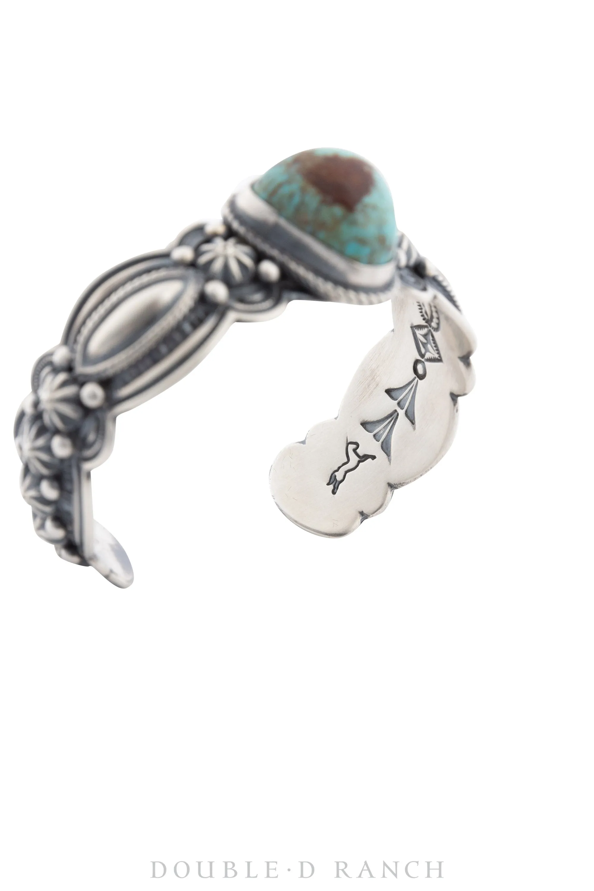 Cuff, Natural Stone, Turquoise, Hallmark, Contemporary, 3529