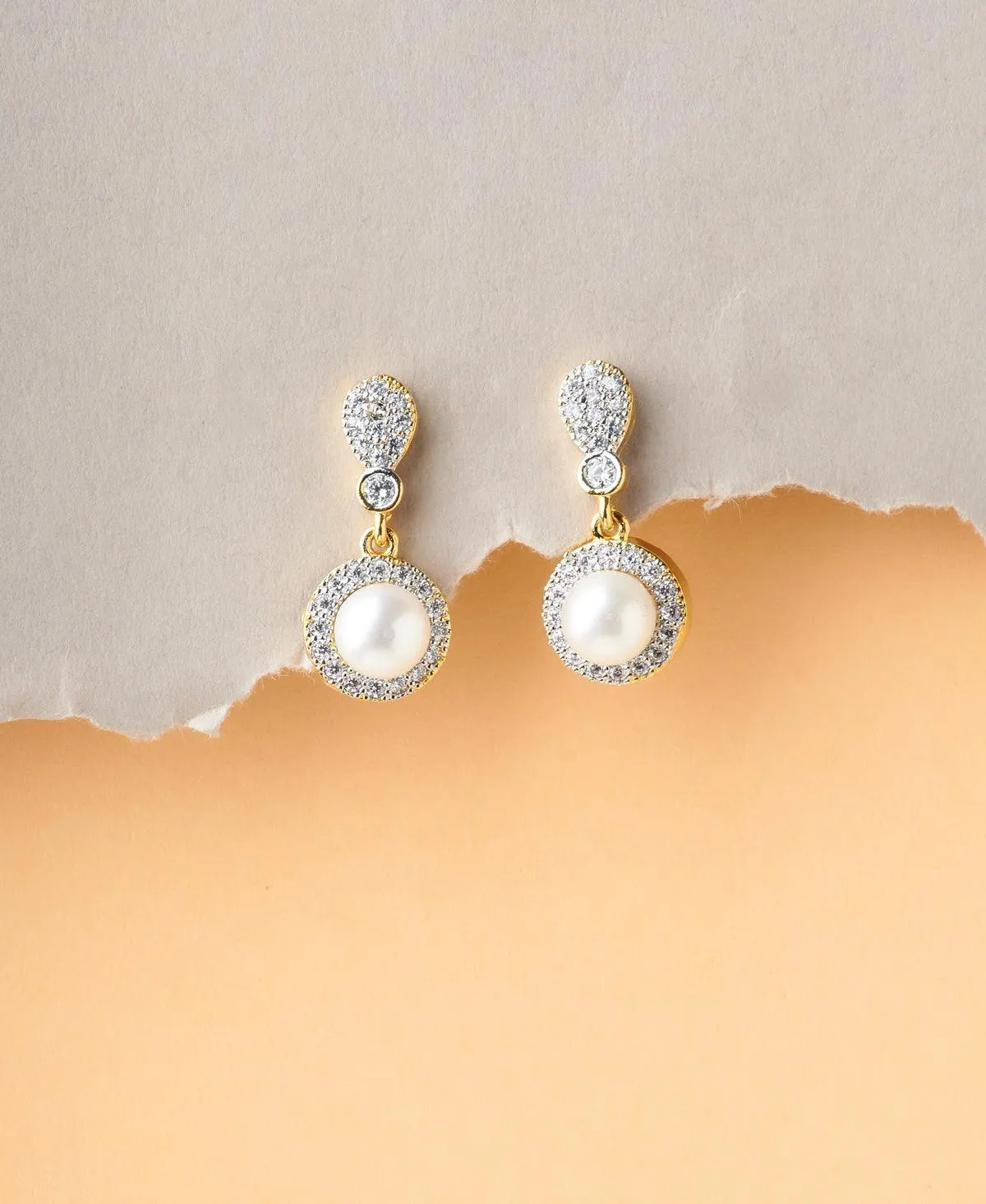 Delicate Stone Studded Earring