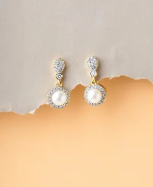 Delicate Stone Studded Earring