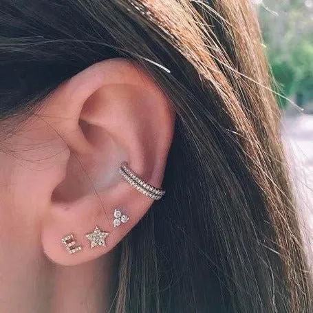 Diamond Initial Stud