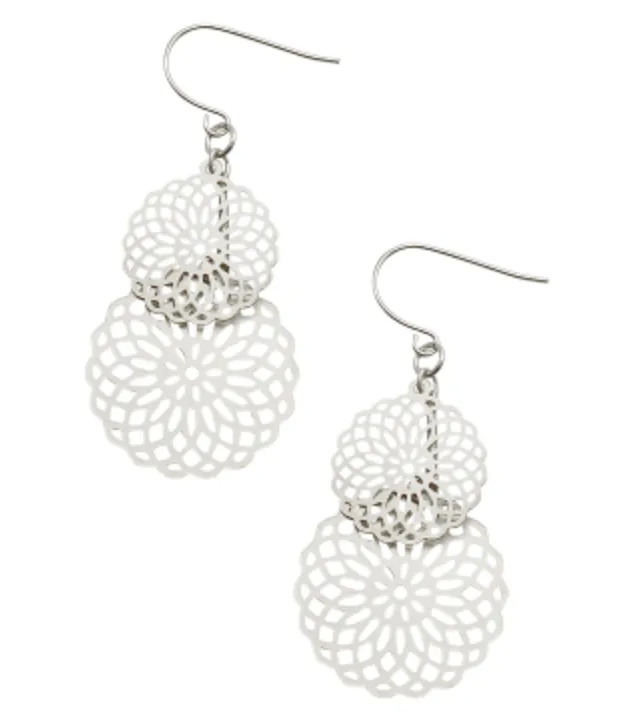 Earring - Silver Kaleidoscope