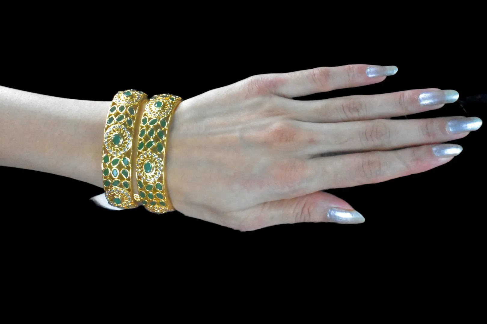 Emralds Bangles Set By Asp Fashion Jewellery