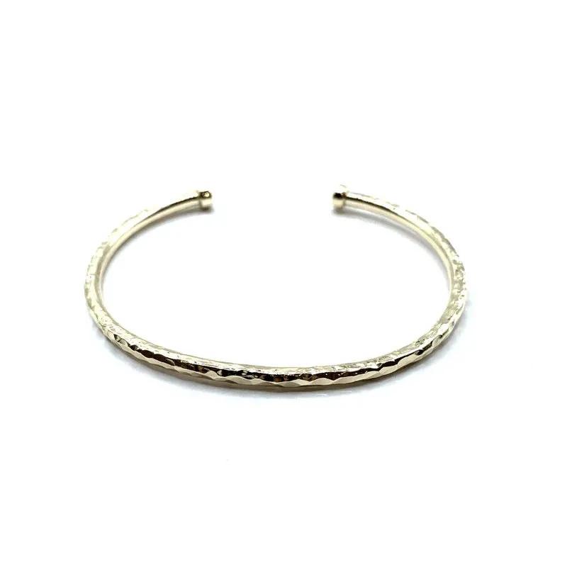 Erin Gray 14k Gold Filled Hammered Cuff Bracelet