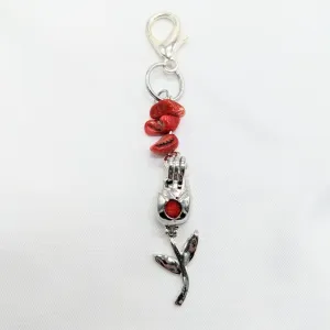 Essential Oil Rose Clip