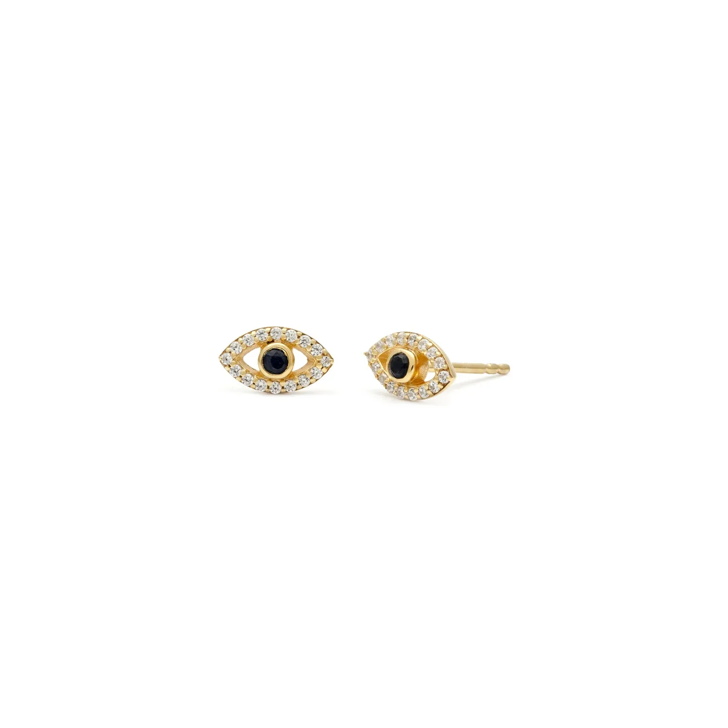 Evil Eye Studs | Sapphire