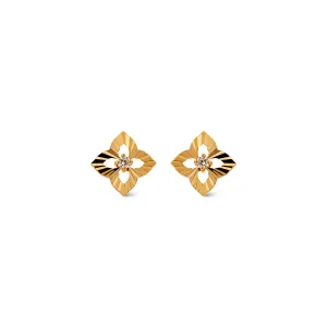 Gold Casablanca Mirage Studs