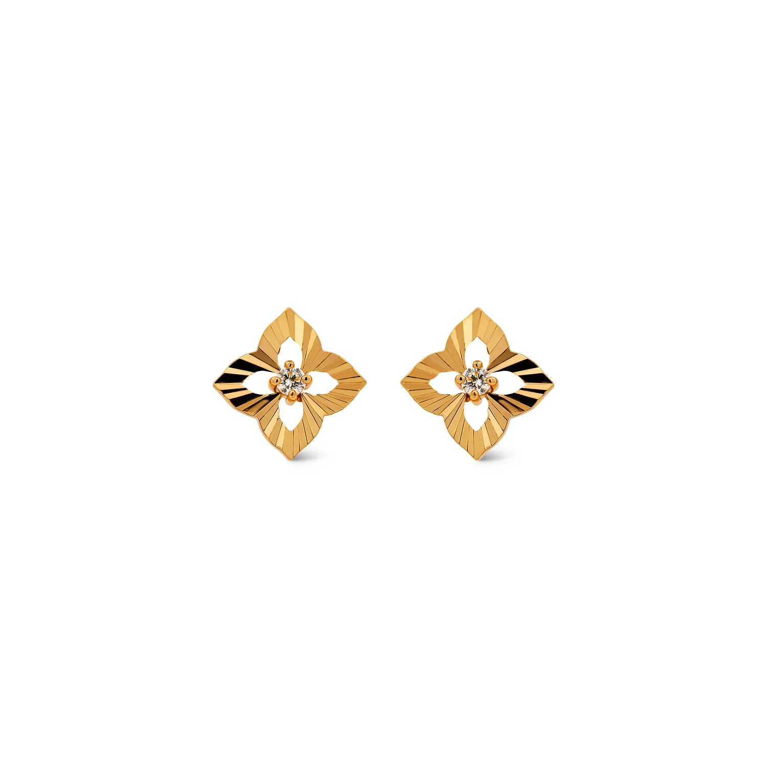 Gold Casablanca Mirage Studs