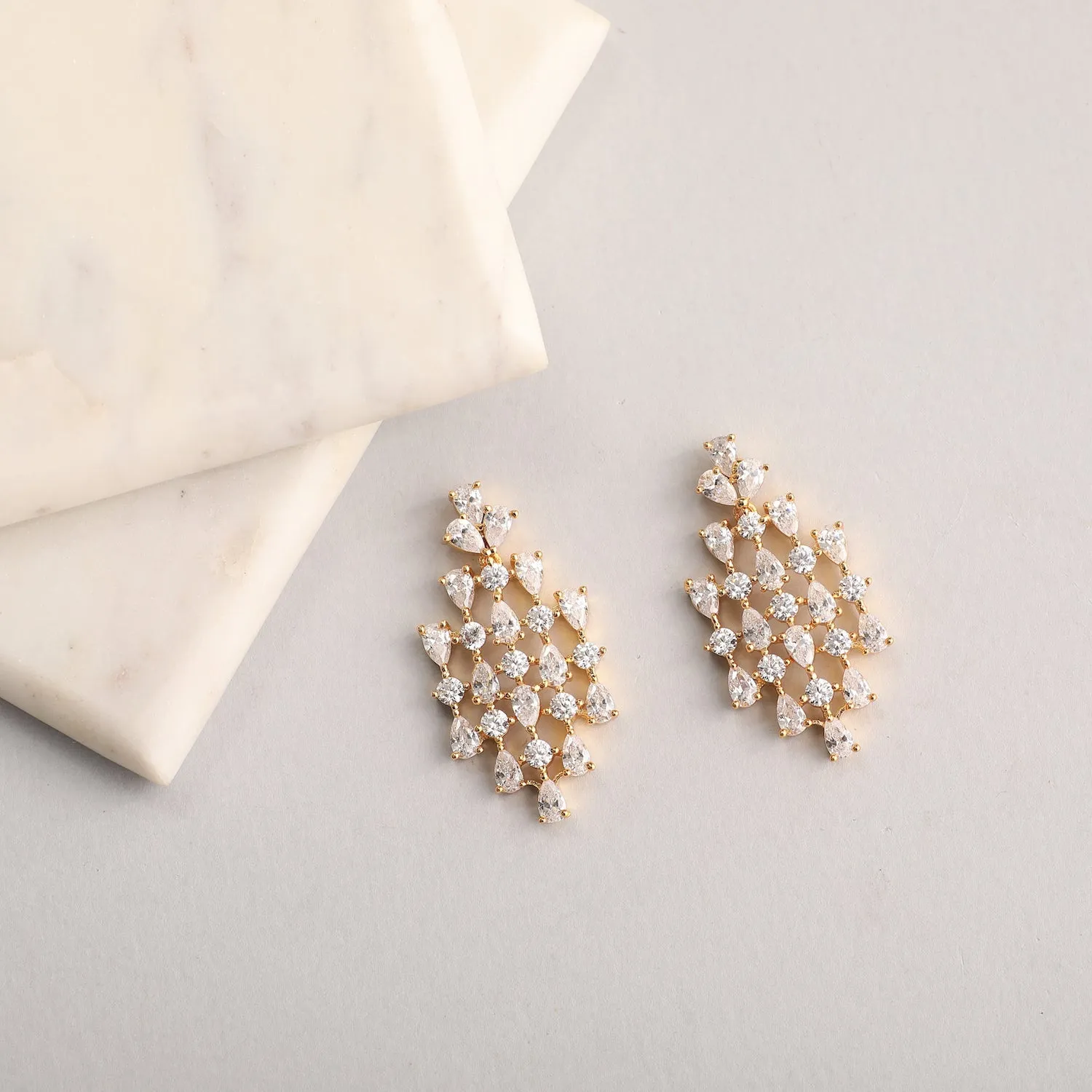 Jolie Delicate CZ Earrings