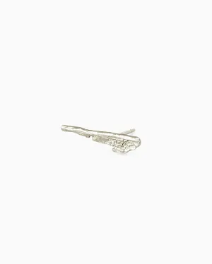 Linen Ear Pin 2.0 | Silver