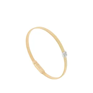 Marco Bicego® 'Masai' Gold and Diamond Single Station Bracelet