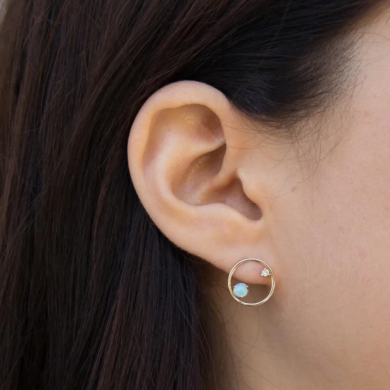 Mia Opal Studs