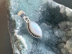 Moonstone Gala Pendant - Small Marquise