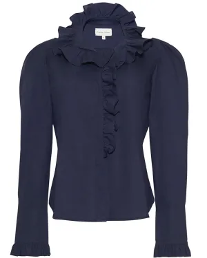 Navy Anne Blouse