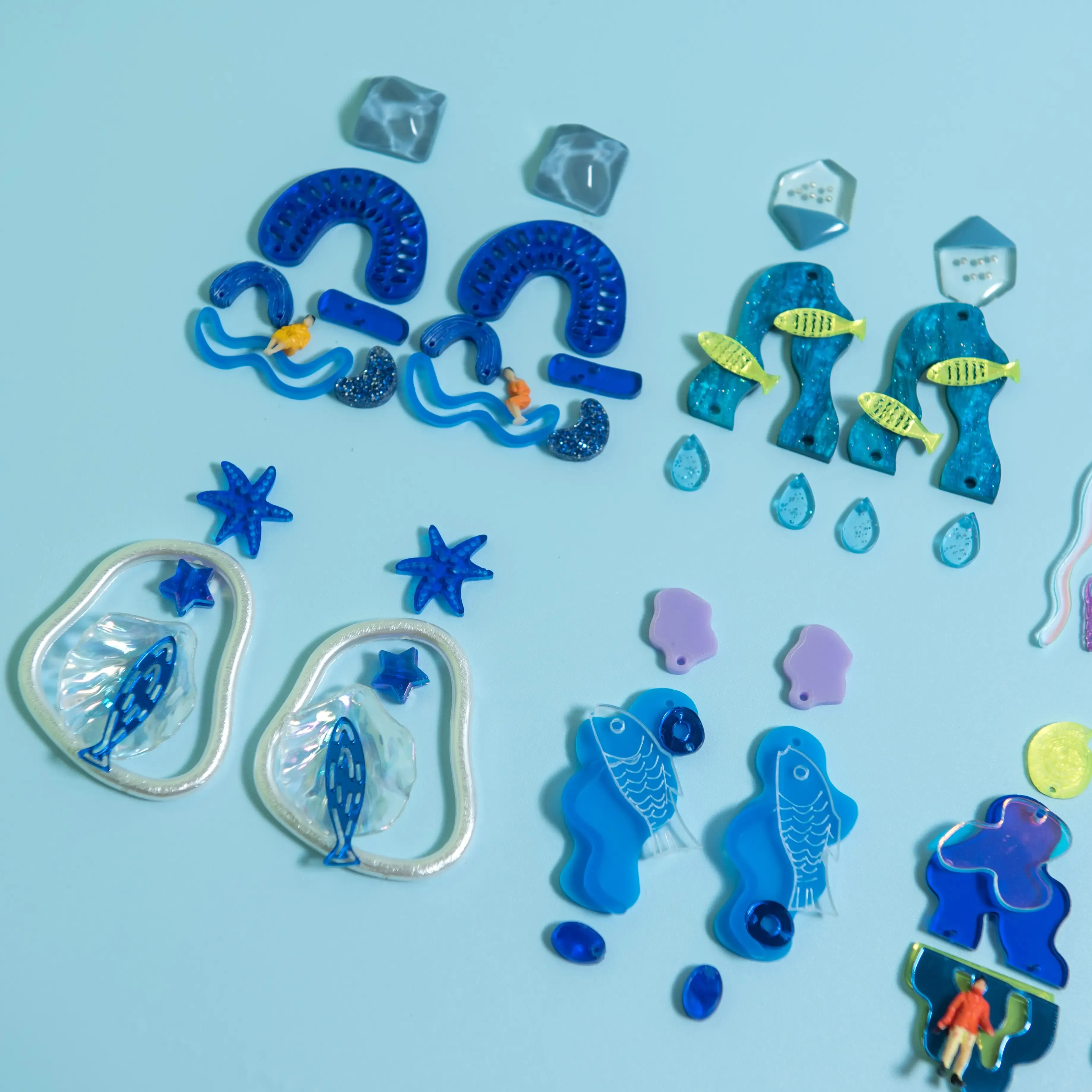 Ocean Earring Diy Kit - Funky Fun You