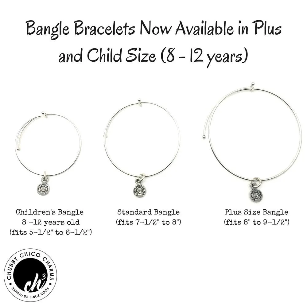 Peace Be With You Expandable Bangle Bracelet Set