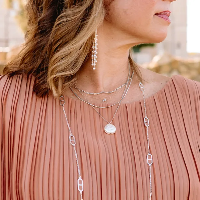 Pearly Nights Triple Layered Necklace