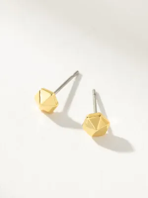 Pyramid Stud Earrings