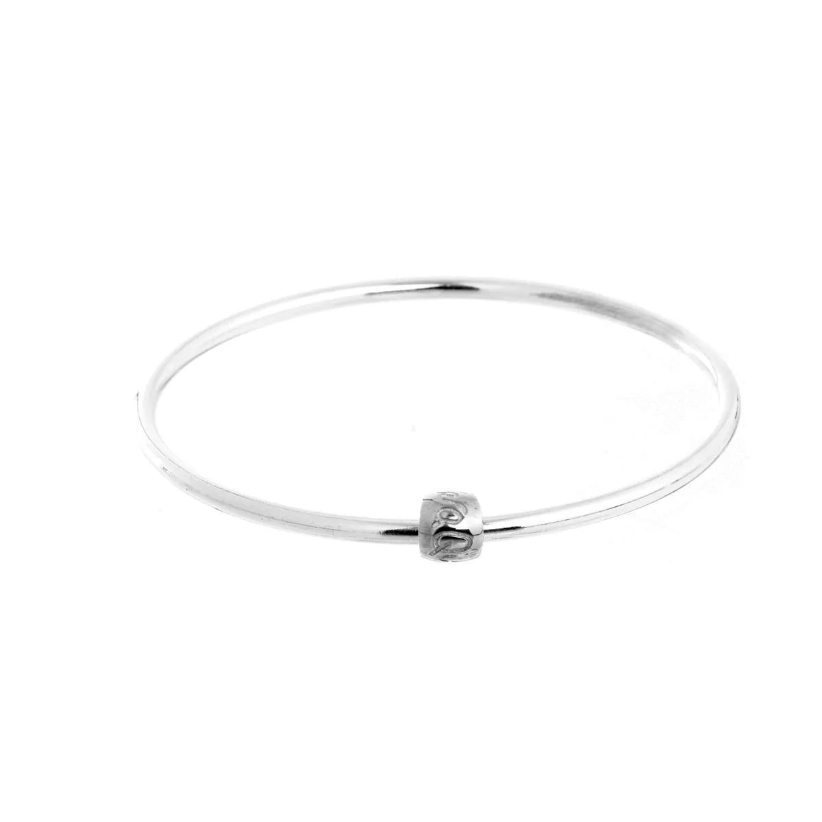 Que Sera Silver Bangle