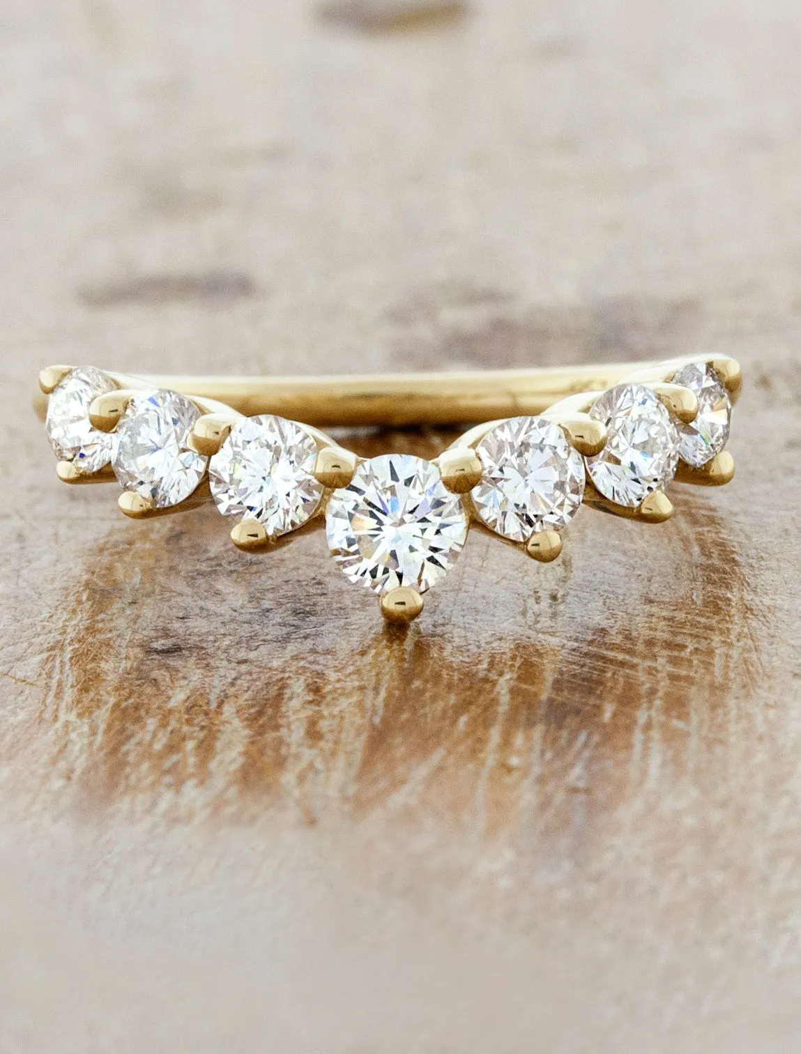 Racea Stacked Set - Natural Diamonds