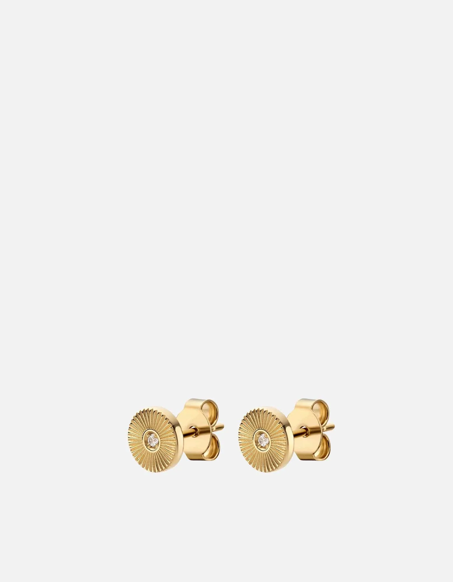 Rey Studs, Gold Vermeil/Sapphires