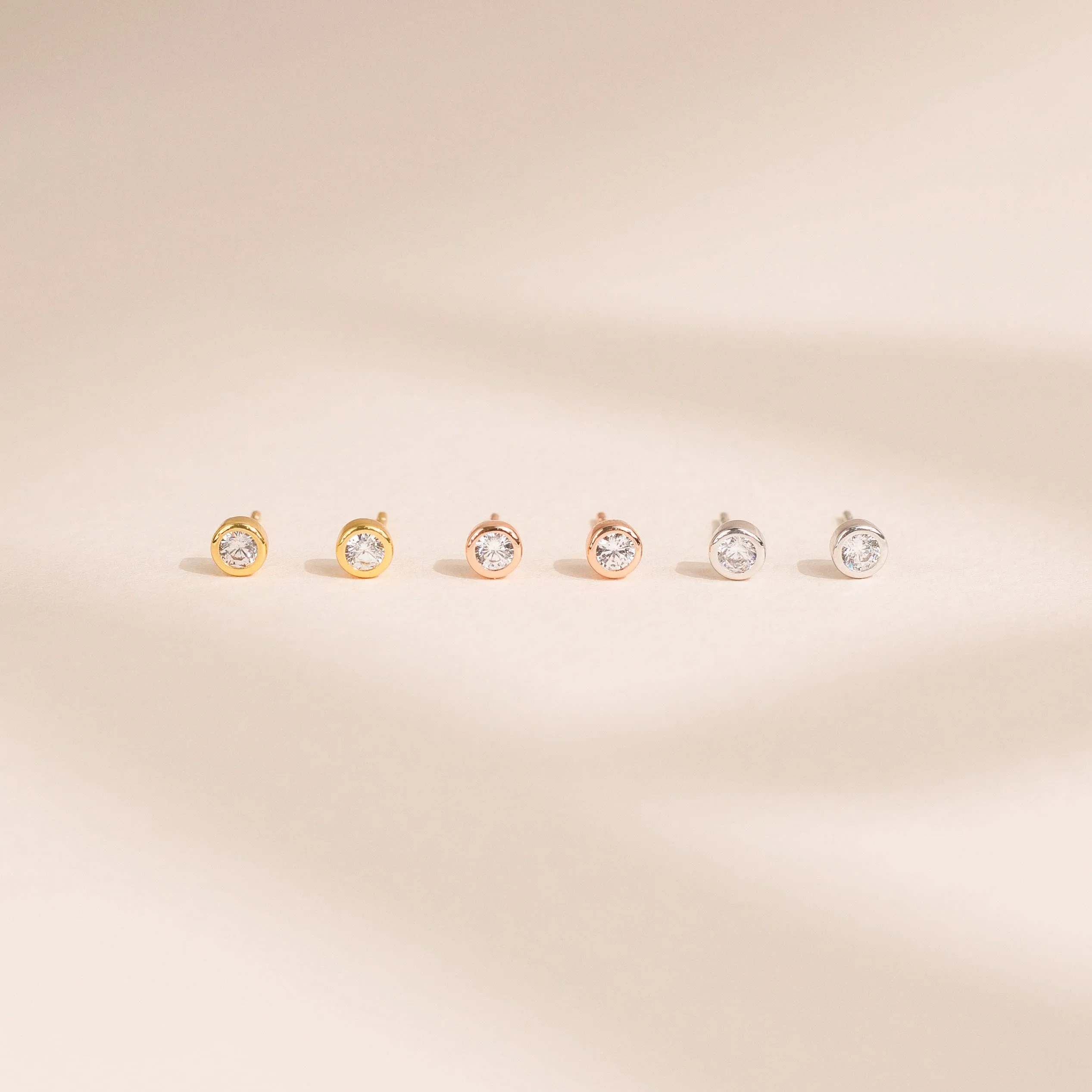 Sadie Bezel Studs