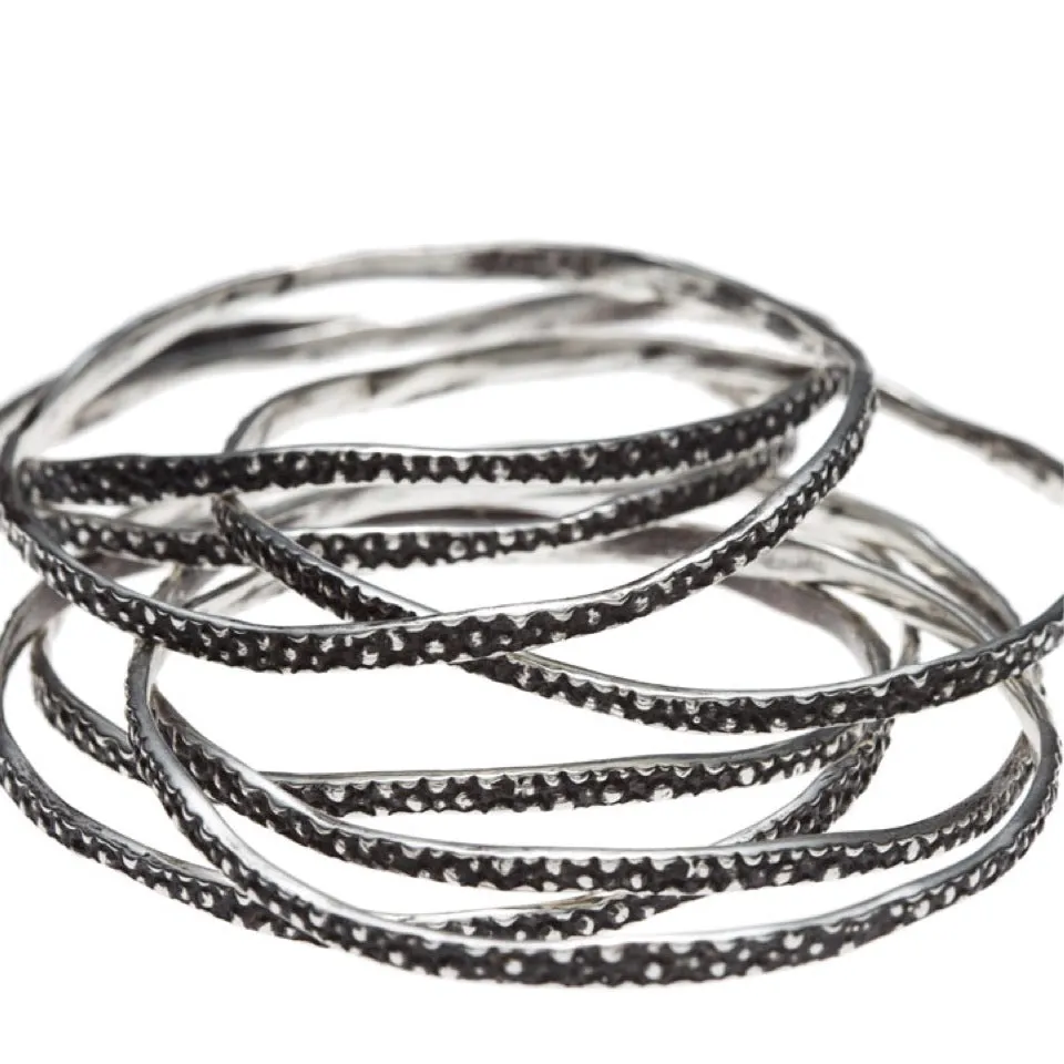 Silver Stingray Bangle