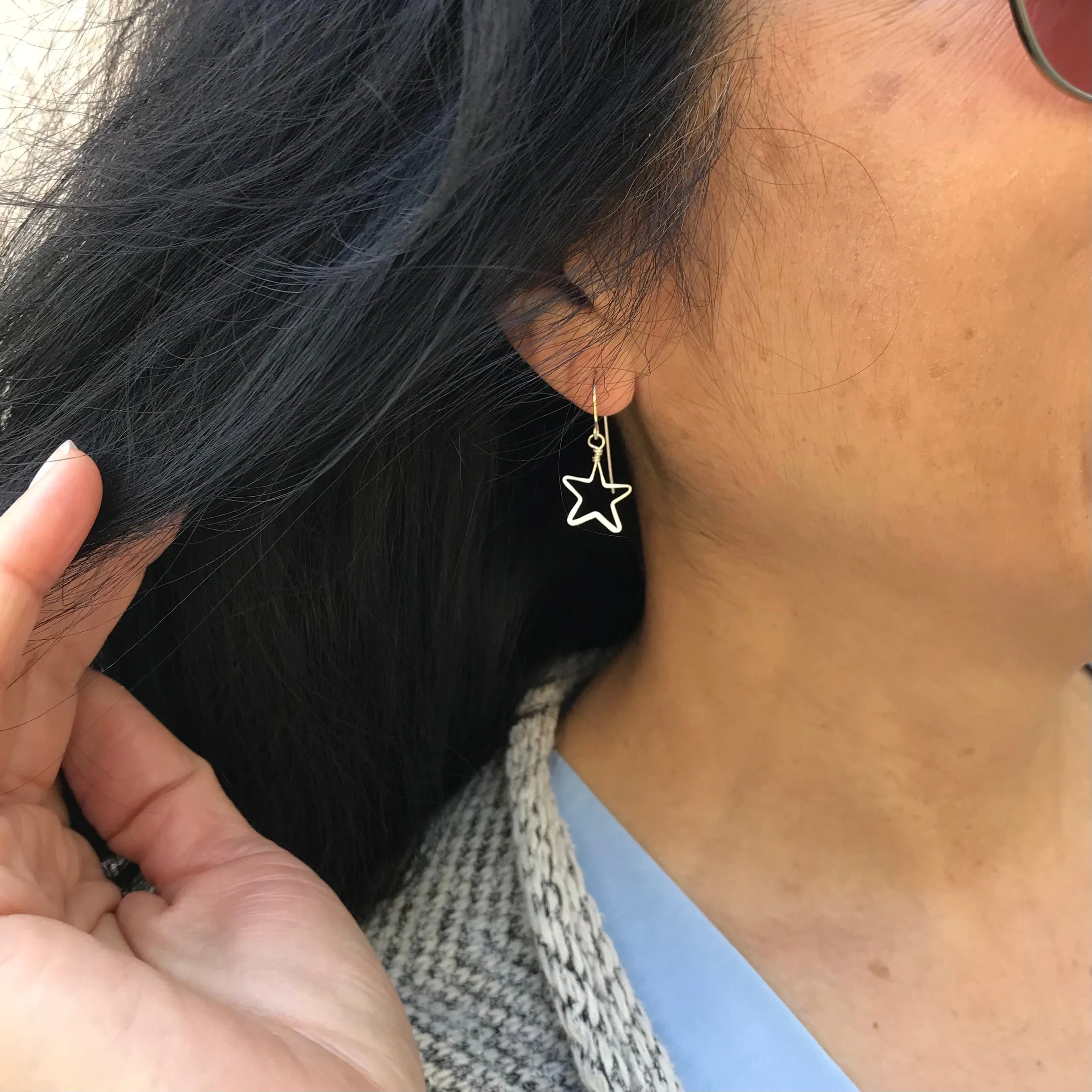 Small Star Earrings