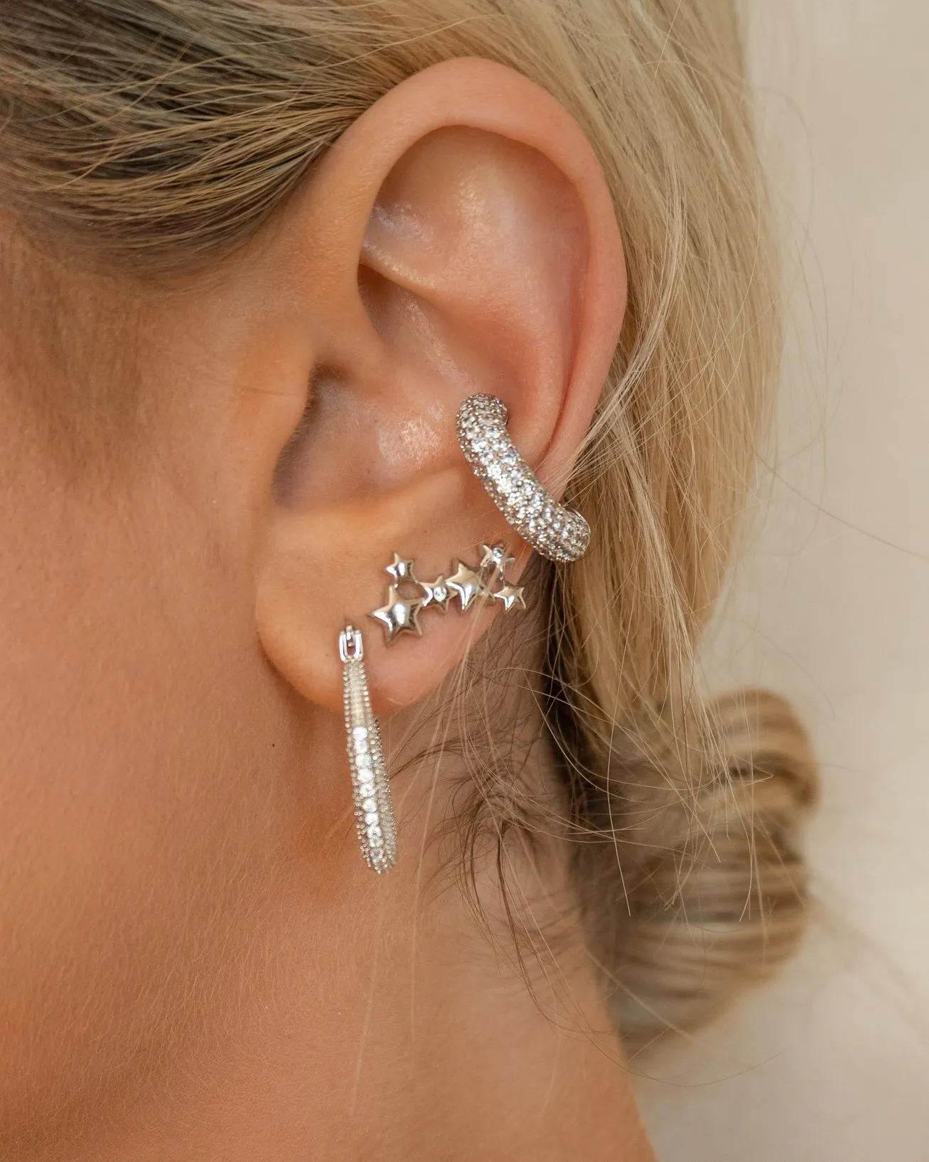 Stardust Studs - Silver