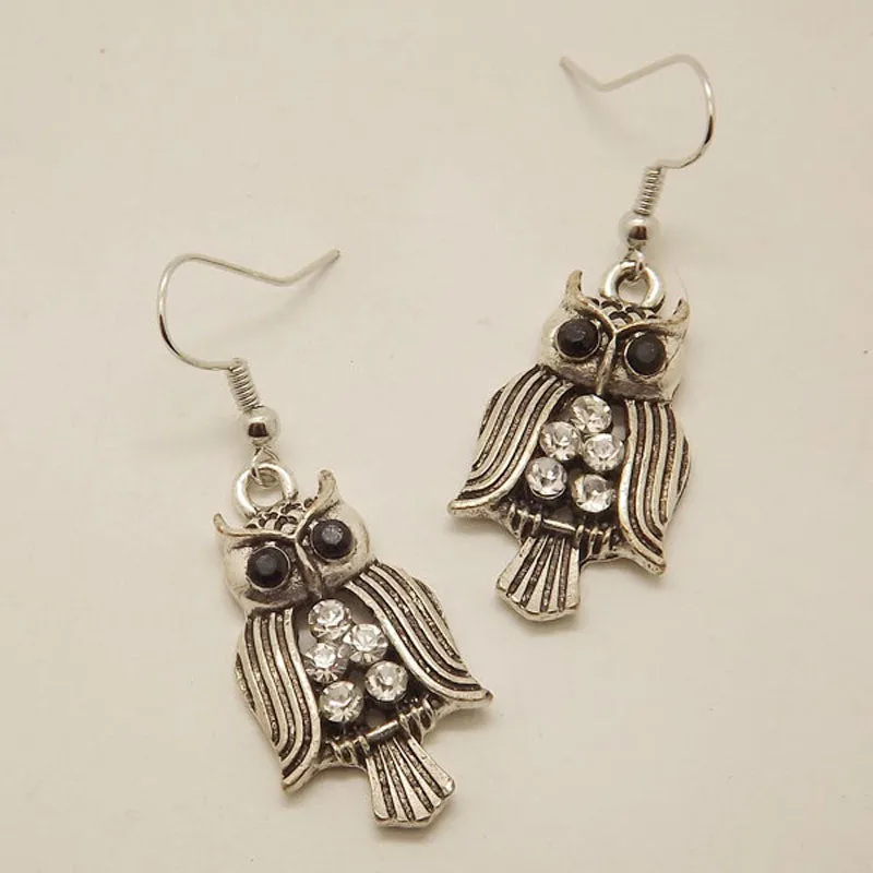 Unique Tibetan Silver Hollow Out Carved Animal Elephant Drop Dangle Fashion Vintage Earrings For Women Gift Jewelry