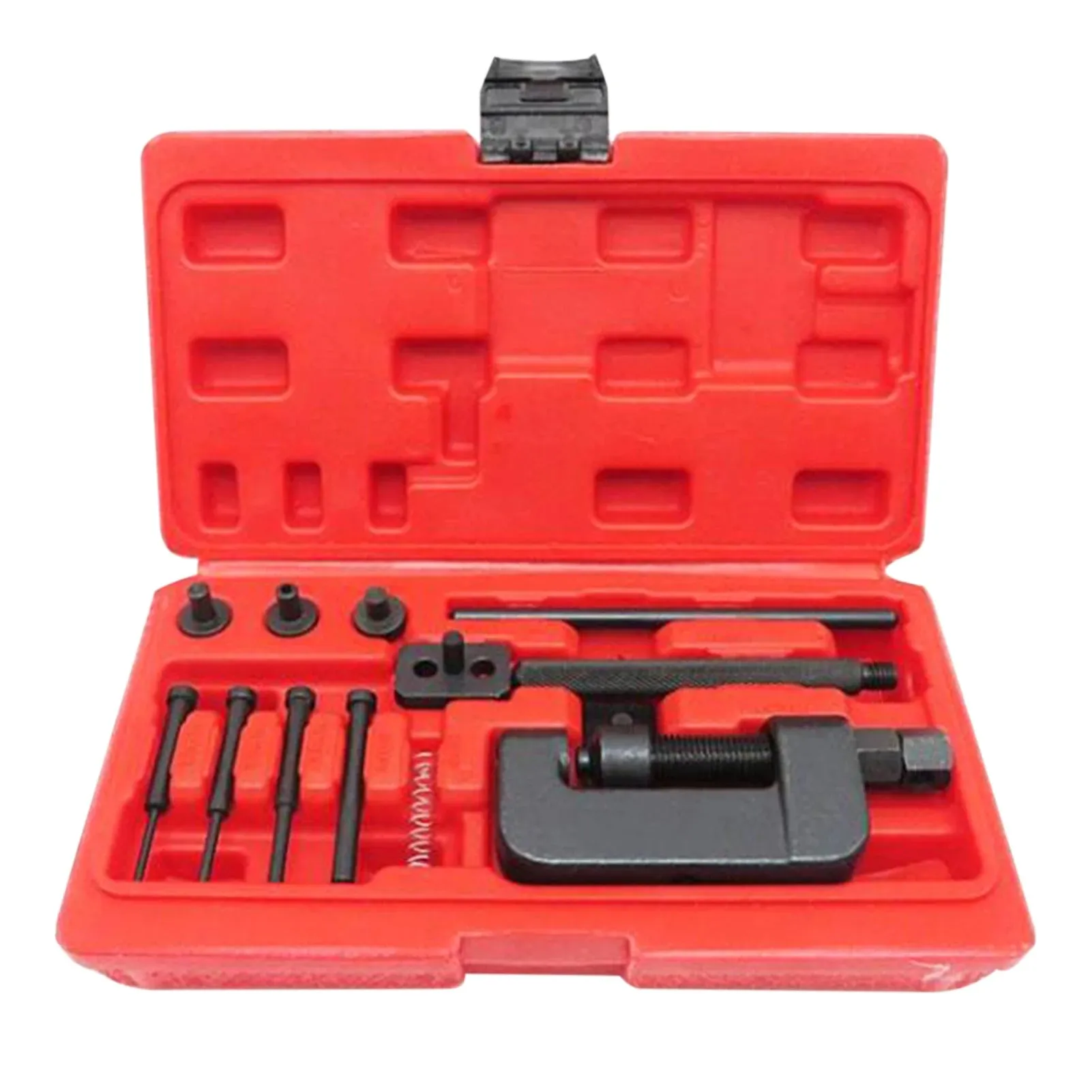 Universal Chain Breaker Set with Carrying Case Chain Cutter and Riveter for Motorcycle Bike ATV Accessories